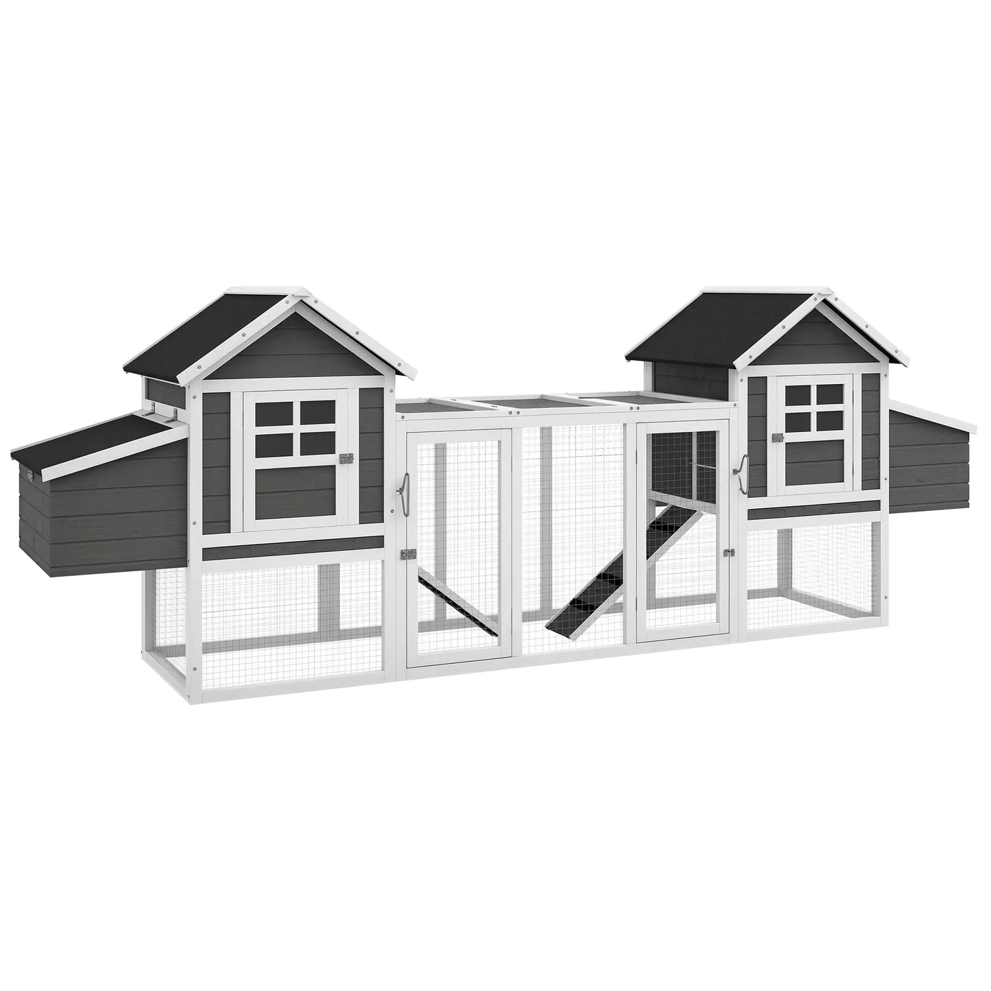 Extra Large Chicken Coop, Wooden Poultry House, Rabbit Hutch, Grey Chicken Coops at Gallery Canada