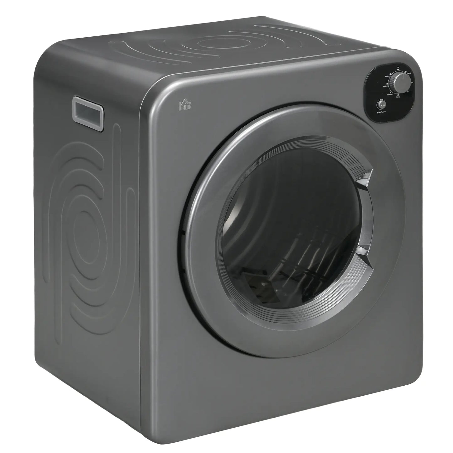 Compact Laundry Dryer, 1300W, 3.22 Cu. Ft., 7 Drying Modes, Grey Dryer Machines at Gallery Canada