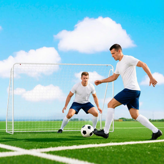 But de football, Filet de football, 10 x 4 pi, Blanc
