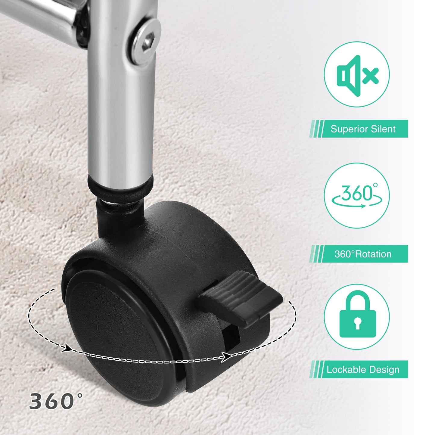 10 Drawer Rolling Storage Cart Organizer, Multicolor