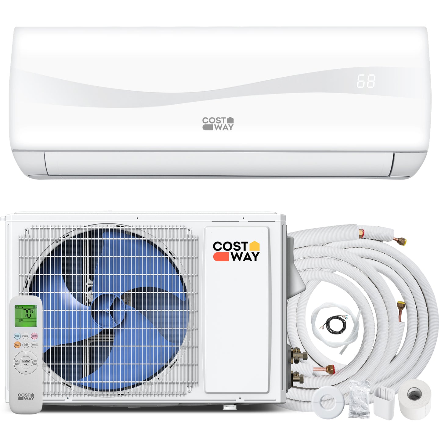 12000 BTU 17 SEER2 208-230V Mini Split AC With Heat Pump Mini Split Air Conditioners Options at Gallery Canada