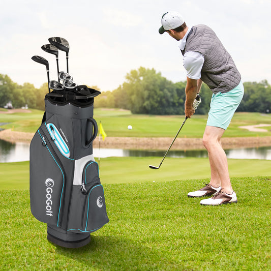 Lightweight Portable Golf Cart Bag, Gray Golf Gray at Gallery Canada