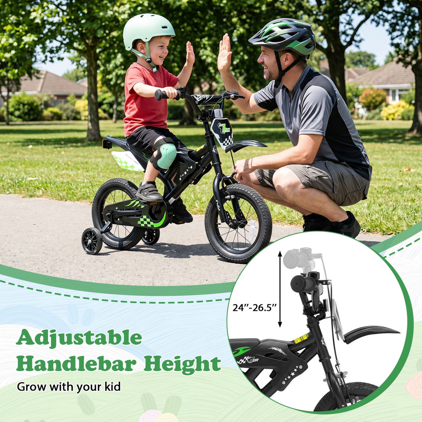 12 Inch Kids Bike, For Ages 3-4, Black