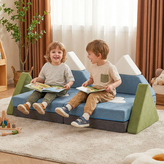 12 Pieces Snow Mountain Theme Toddler Foam Building Fort Kids Chairs & Seating Options at Gallery Canada