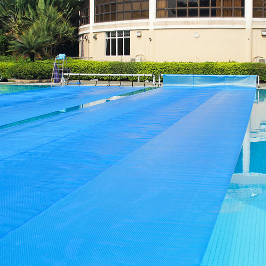 12 x 24 Feet Rectangle Swimming Pool Cover, 12-MIL Solar Blanket, Blue Swimming Pools Blue at Gallery Canada