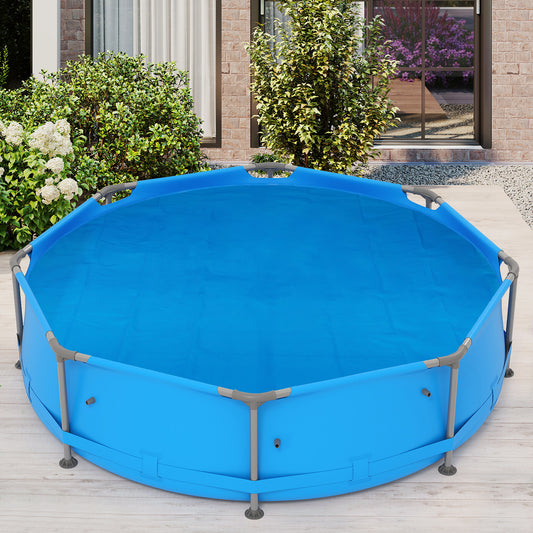 12ft x 30in Round Above Ground Swimming Pool, With Cover, Blue Swimming Pools Blue at Gallery Canada