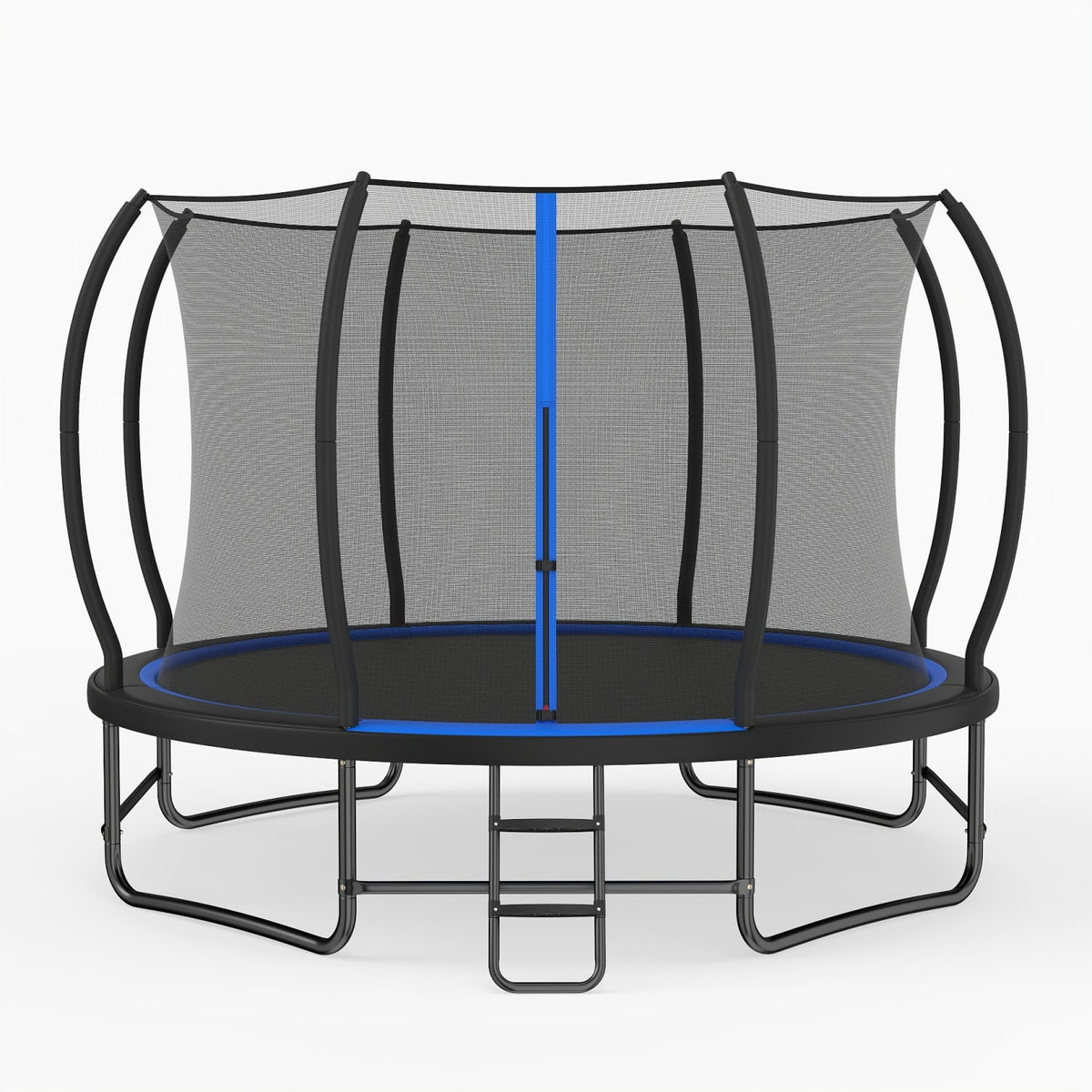 14 FT Outdoor Recreational Trampoline, 4 Stabilizer Bars, Blue Trampolines Blue at Gallery Canada