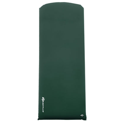 Self-inflating Lightweight Folding Foam Sleeping Cot with Storage bag, Green