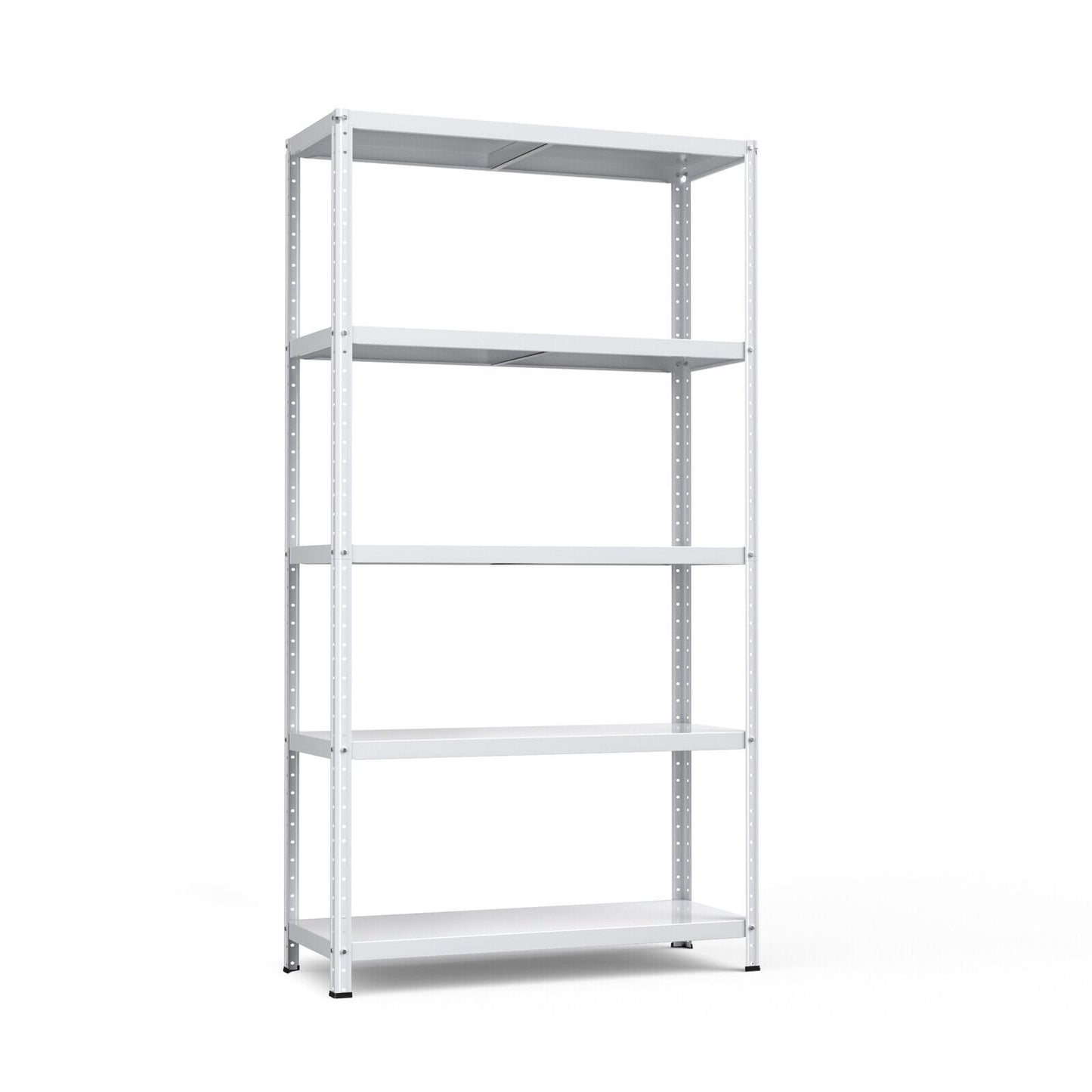 5-Tier Metal Utility Storage Rack for Free Combination, White at Gallery Canada