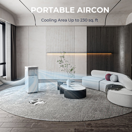8000 BTU 3-in-1 Air Cooler, Dehumidifier, Fan, White Portable Air Conditioners White at Gallery Canada