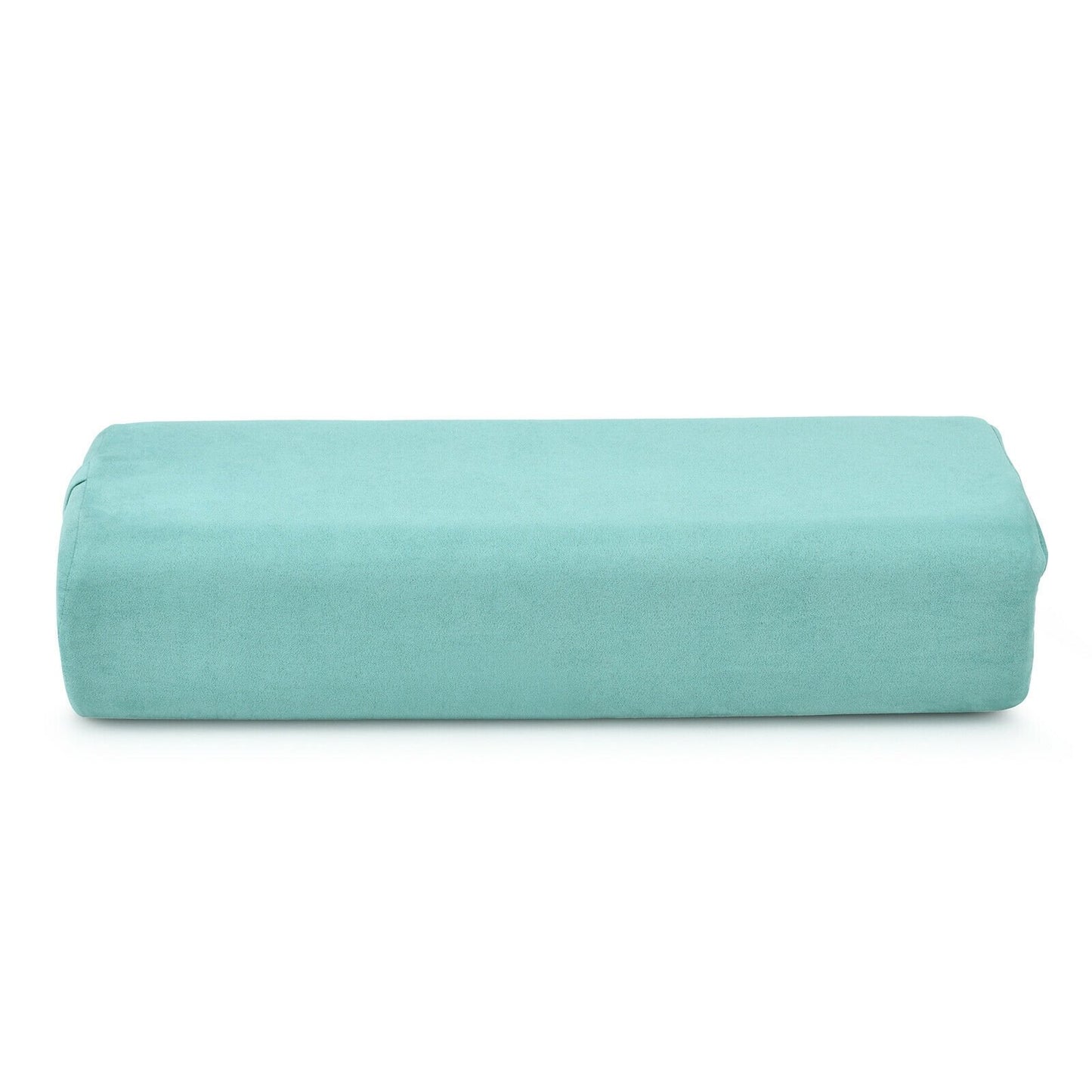Yoga Bolster Pillow with Washable Cover and Carry Handle, Green at Gallery Canada