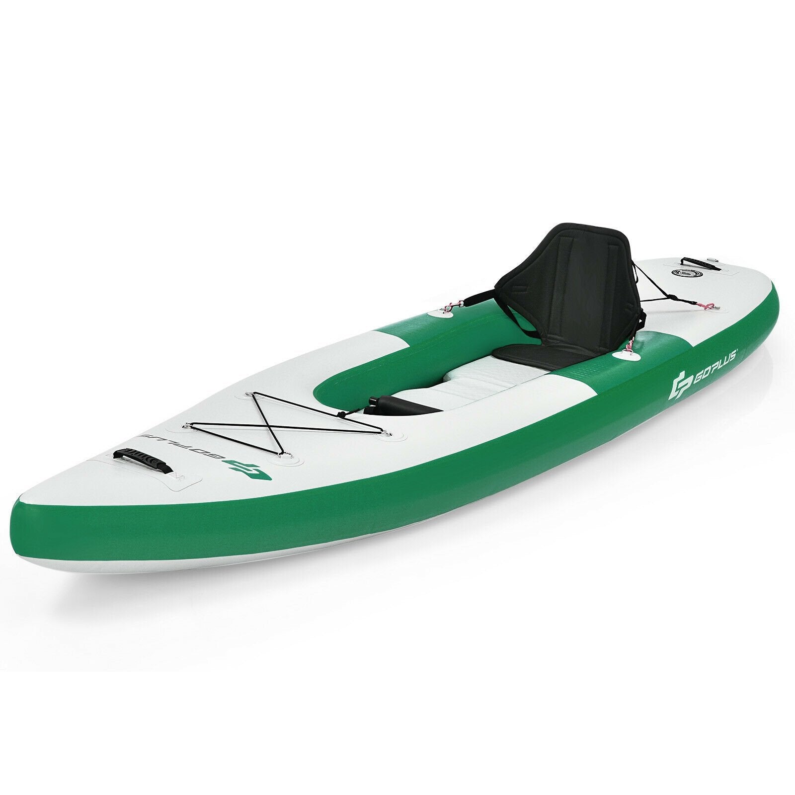 Inflatable Kayak Includes Aluminum Paddle with Hand Pump for 1 Person, Green at Gallery Canada