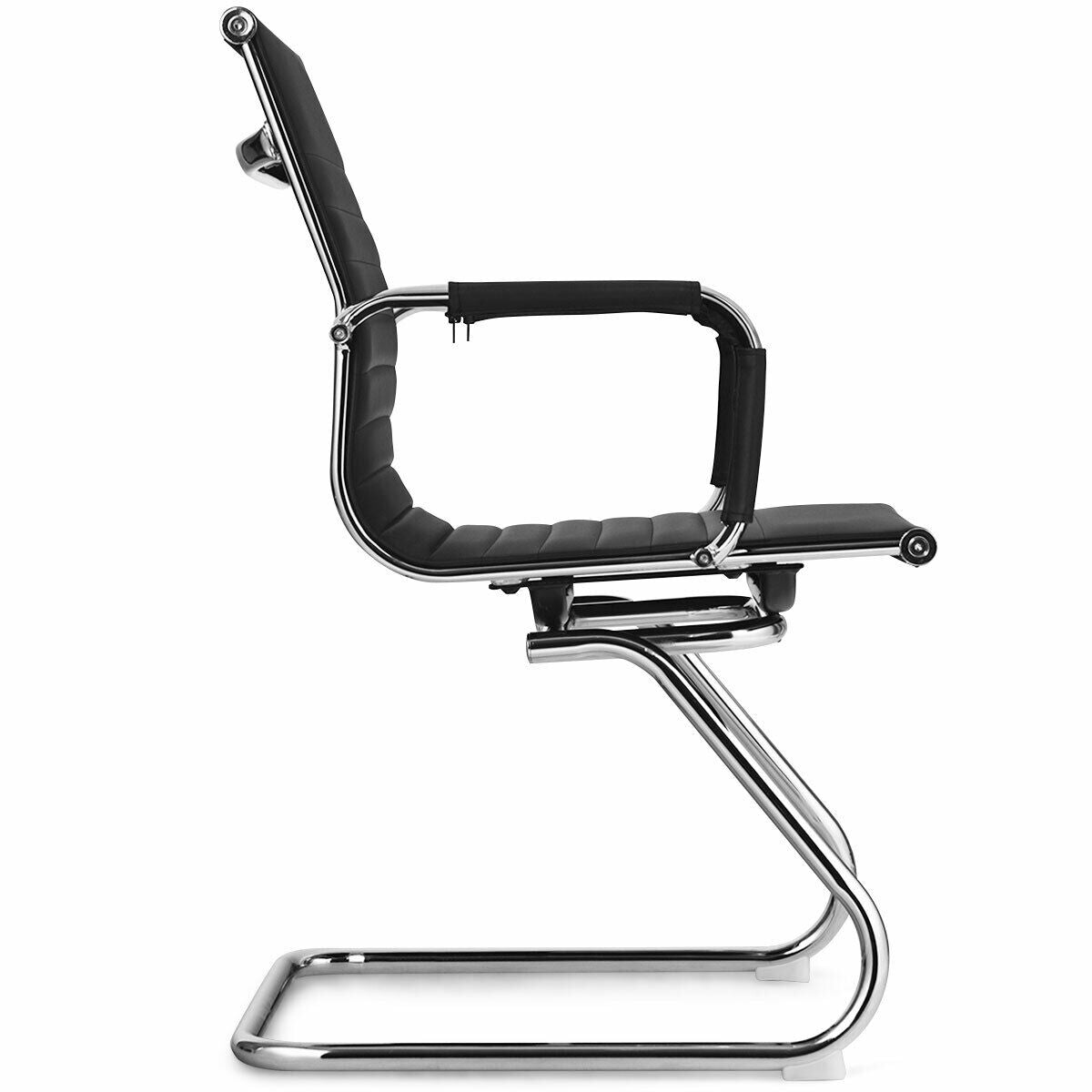 Heavy Duty Conference Chair Set, PU Leather, Black Conference Chairs at Gallery Canada
