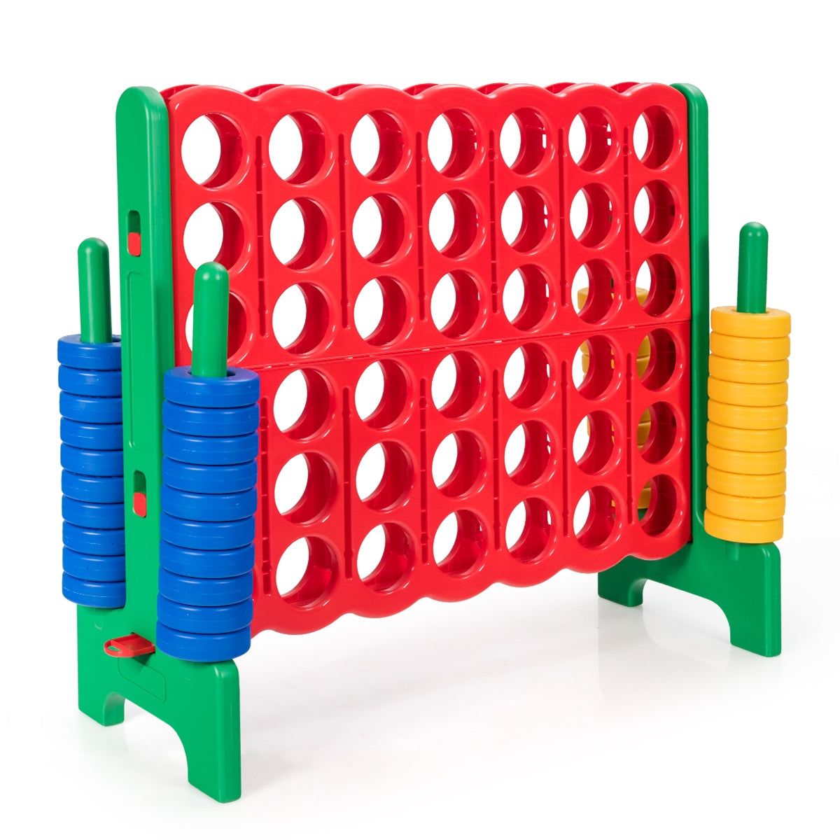 Jumbo 4-To-Score Giant Game Set, 42 Jumbo Rings, Quick-Release Slider, Green Lawn Games at Gallery Canada