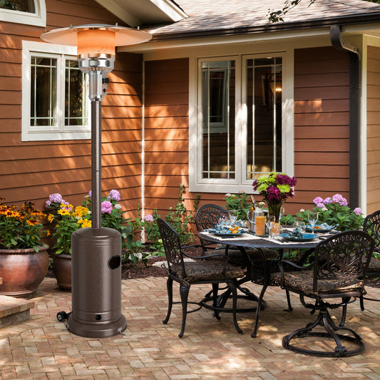 48000 BTU Stainless Steel Patio Heater, Bronze Patio Heaters Bronze at Gallery Canada