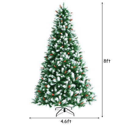 Artificial PVC Christmas Tree with Branch Tips and Metal Stand-8', Green at Gallery Canada