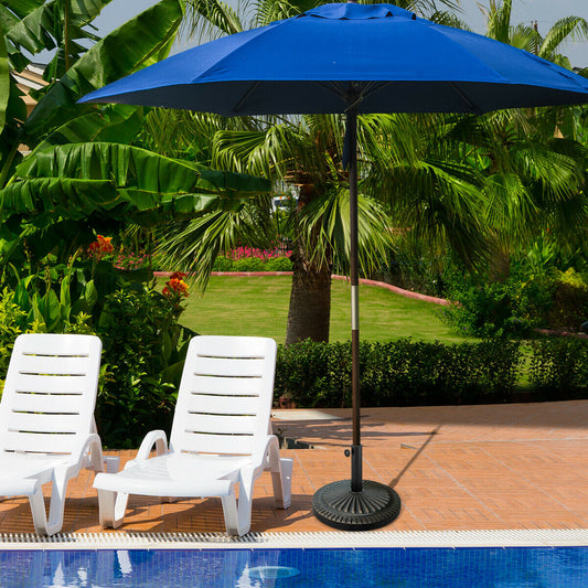 31.5 Lbs Heavy-Duty Outdoor Umbrella Base, Black, Bronze Outdoor Umbrella Bases Black at Gallery Canada