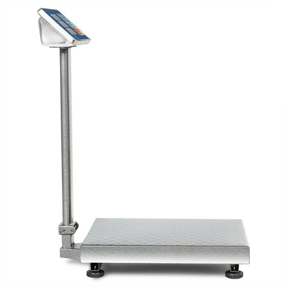 660 lbs Weight Platform Scale Digital Floor Folding Scale, Silver
