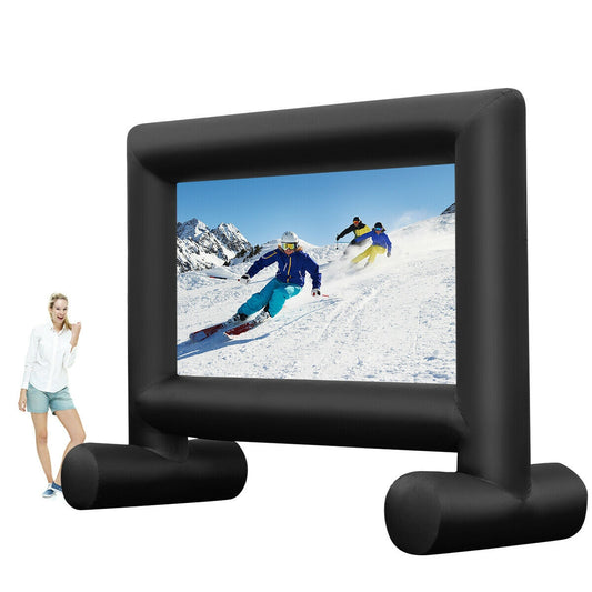Inflatable Outdoor Movie Projector Screen, 16 Feet, With Blower And Carrying Bag Game Room Options at Gallery Canada