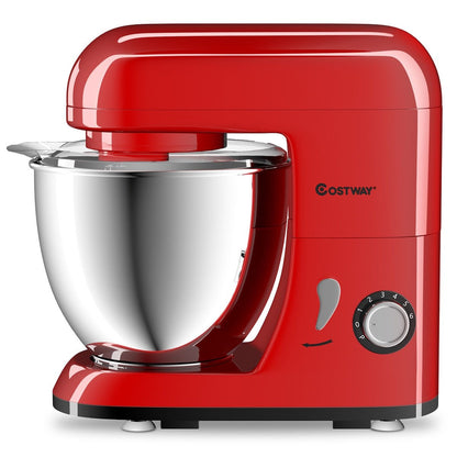 4.3 Qt 550 W Tilt-Head Stainless Steel Bowl Electric Food Stand Mixer, Red at Gallery Canada