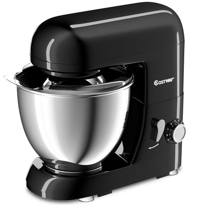 4.3 Qt 550 W Tilt-Head Stainless Steel Bowl Electric Food Stand Mixer, Black at Gallery Canada