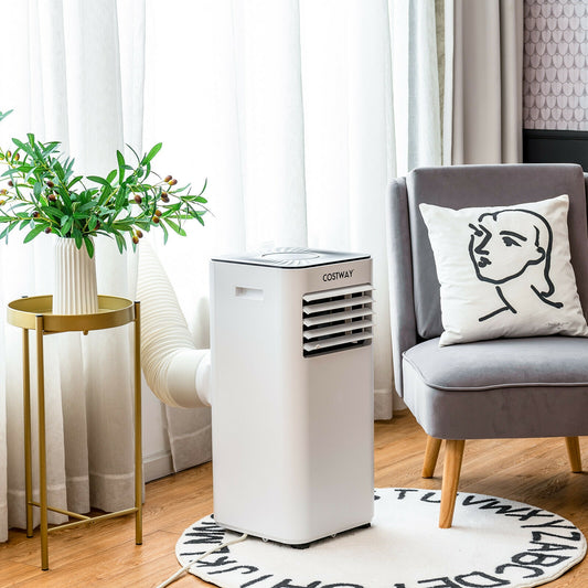 Portable Air Conditioner 10000 BTU Evaporative Air Cooler Dehumidifier, White Portable Air Conditioners White at Gallery Canada