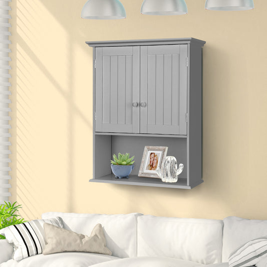 Wall Mount Bathroom Storage Cabinet, Gray