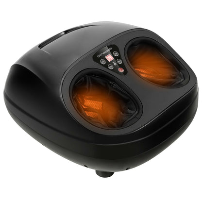 Shiatsu Foot Massager with Heat Kneading Rolling Scraping Air Compression, Black at Gallery Canada