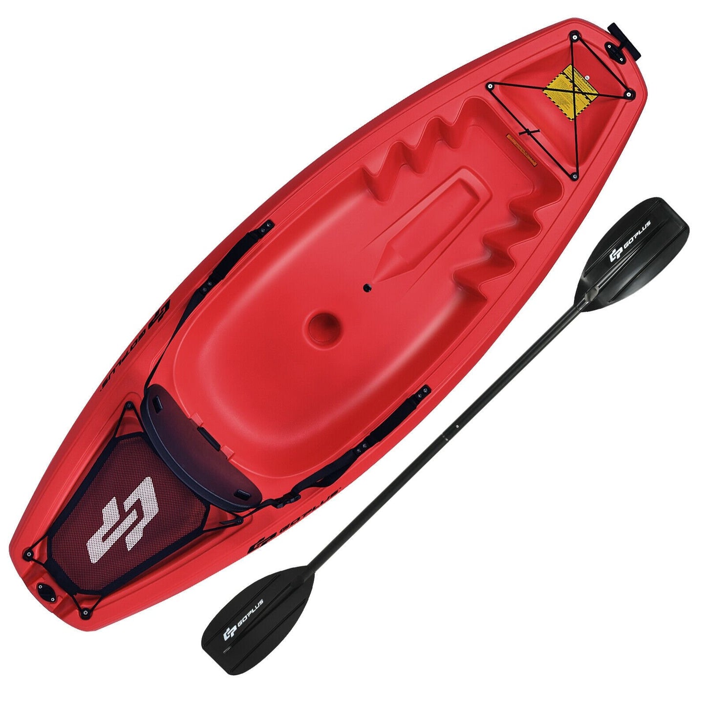 6 Feet Youth Kids Kayak with Bonus Paddle and Folding Backrest for Kid Over 5, Red at Gallery Canada