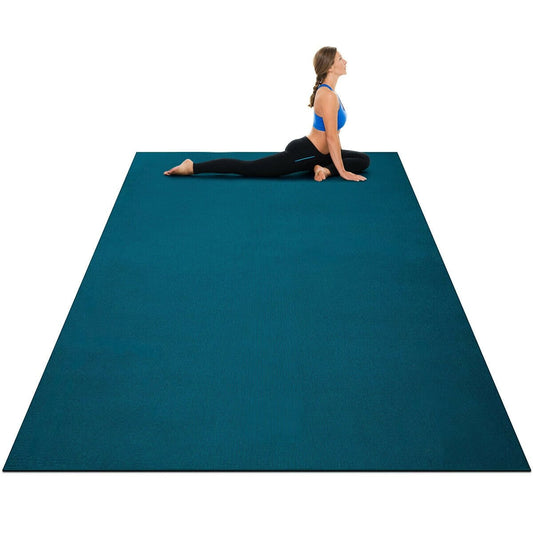 6 x 4 Feet Large Yoga Mat, Blue
