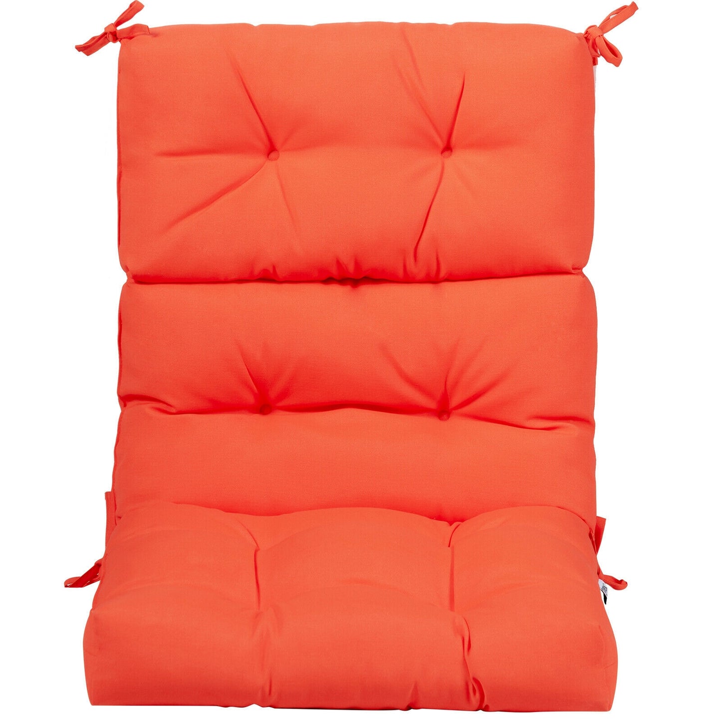 22 x 44 Inch Tufted Outdoor Patio Chair Pad, Orange Outdoor Furniture Accessories at Gallery Canada