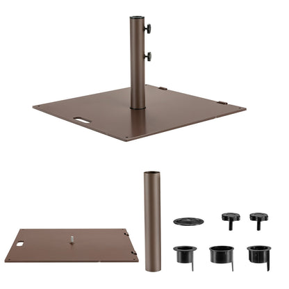 Portable 50 lbs Umbrella Base Stand with Handle and Wheels for Patio Square at Gallery Canada
