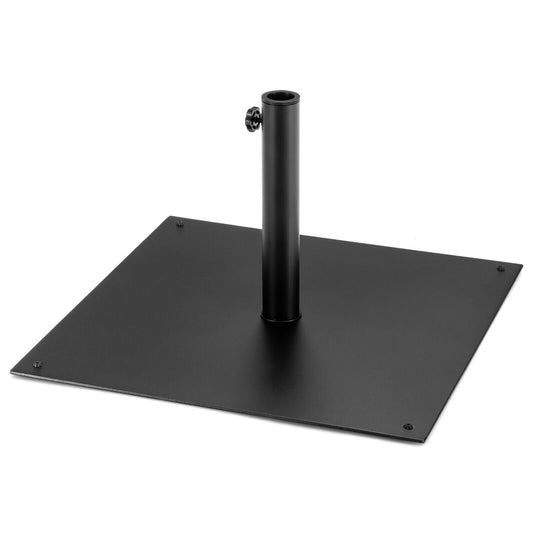 40 lbs Square Umbrella Base Stand with for Backyard Patio, Black