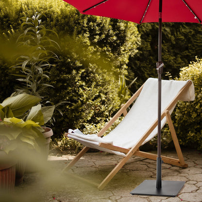 Steel Heavy Duty Patio Market Umbrella Base with 3 Adapters for Backyard at Gallery Canada