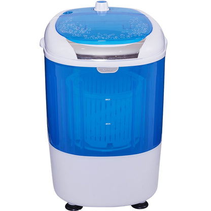 5.5 lbs Portable Semi Auto Washing Machine for Small Space, Blue