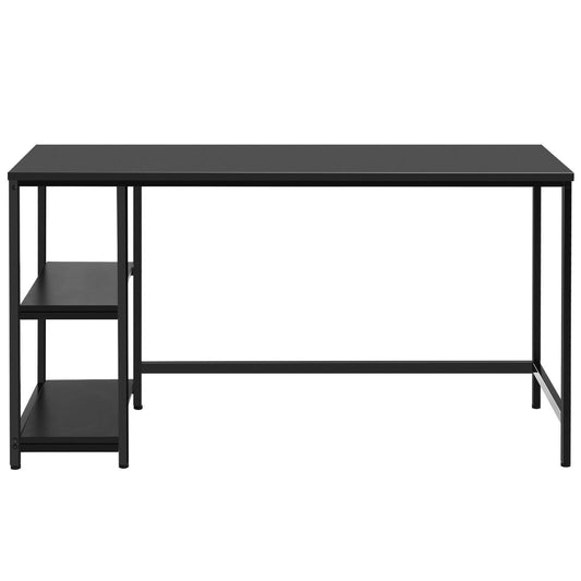 47"/55" Computer Desk Office Study Table Workstation Home with Adjustable Shelf Black-L at Gallery Canada