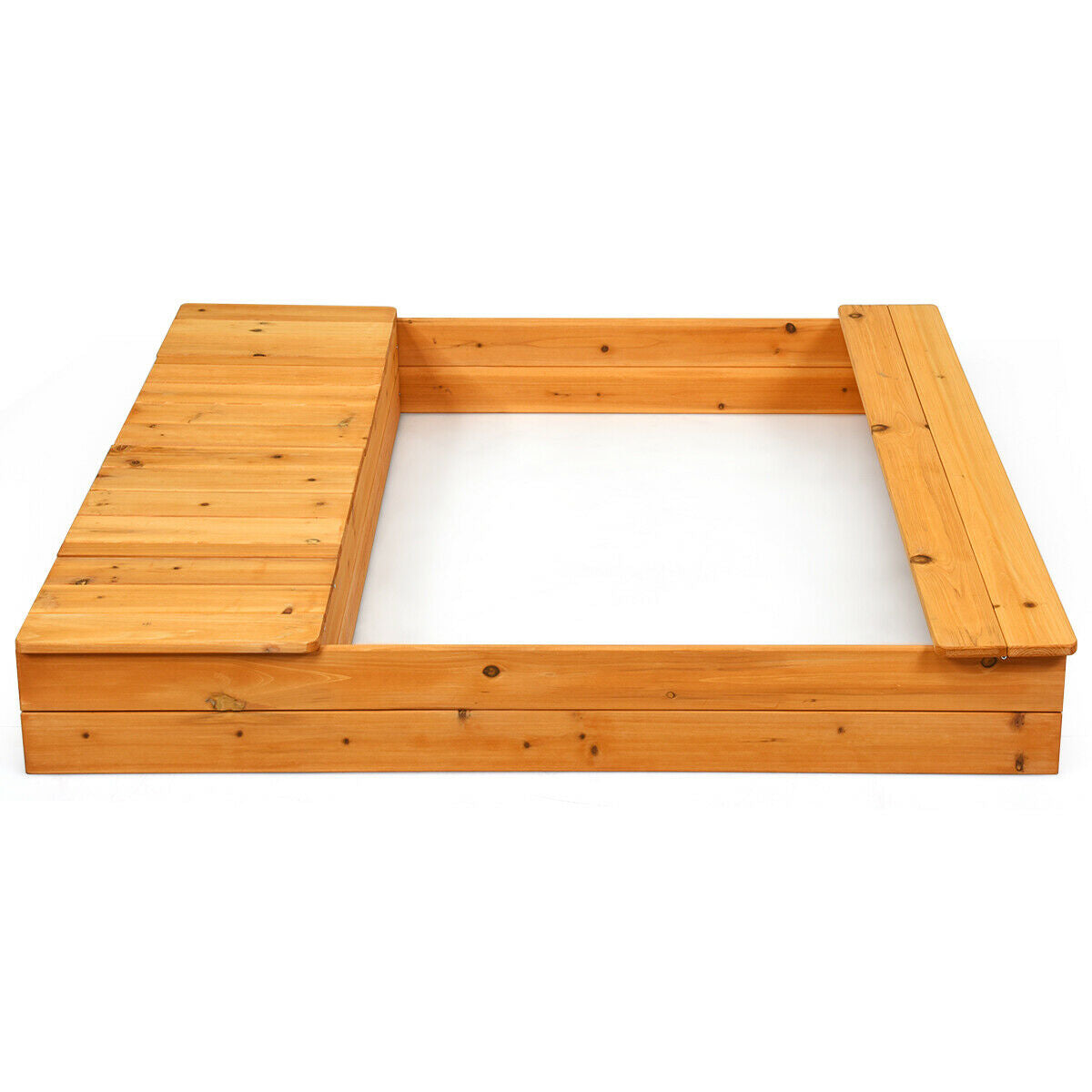 Kids Outdoor Playset, Cedar Sandbox