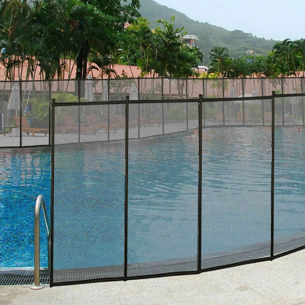 4 Feet x 12 Feet In-ground Swimming Pool Safety Fence at Gallery Canada