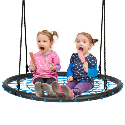 40 Inch Spider Web Tree Swing Set, Blue at Gallery Canada