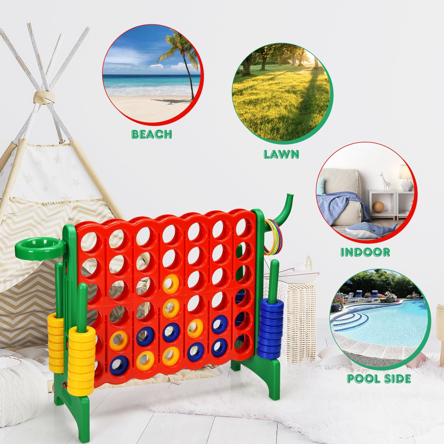 2.5ft 4-To-Score Giant Game Set, Green Lawn Games at Gallery Canada
