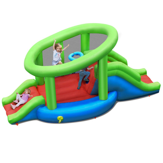Inflatable Dual Slide Basketball Game Bounce House Without Blower at Gallery Canada