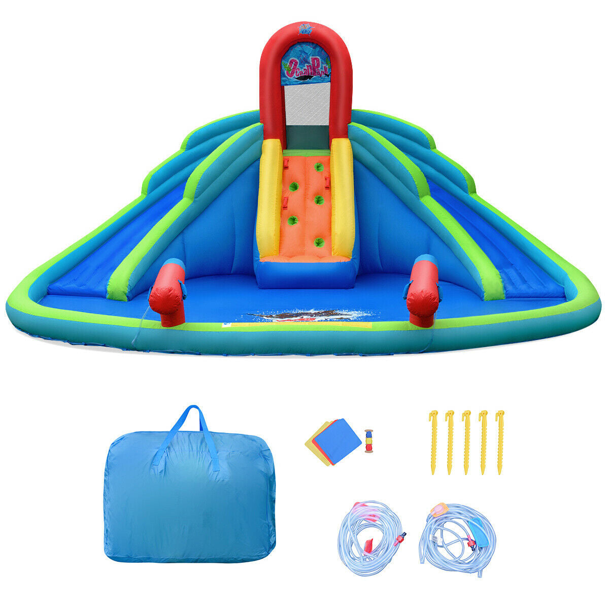 Kids Inflatable Water Slide Bounce House With Carrying Bag Bounce House at Gallery Canada
