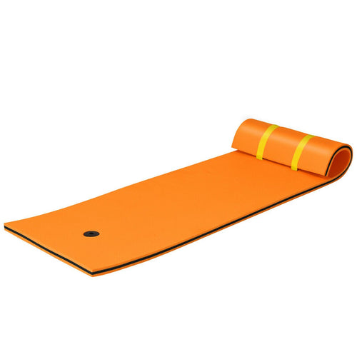 3-layer Tear-resistant Relaxing Foam Floating Pad, Orange