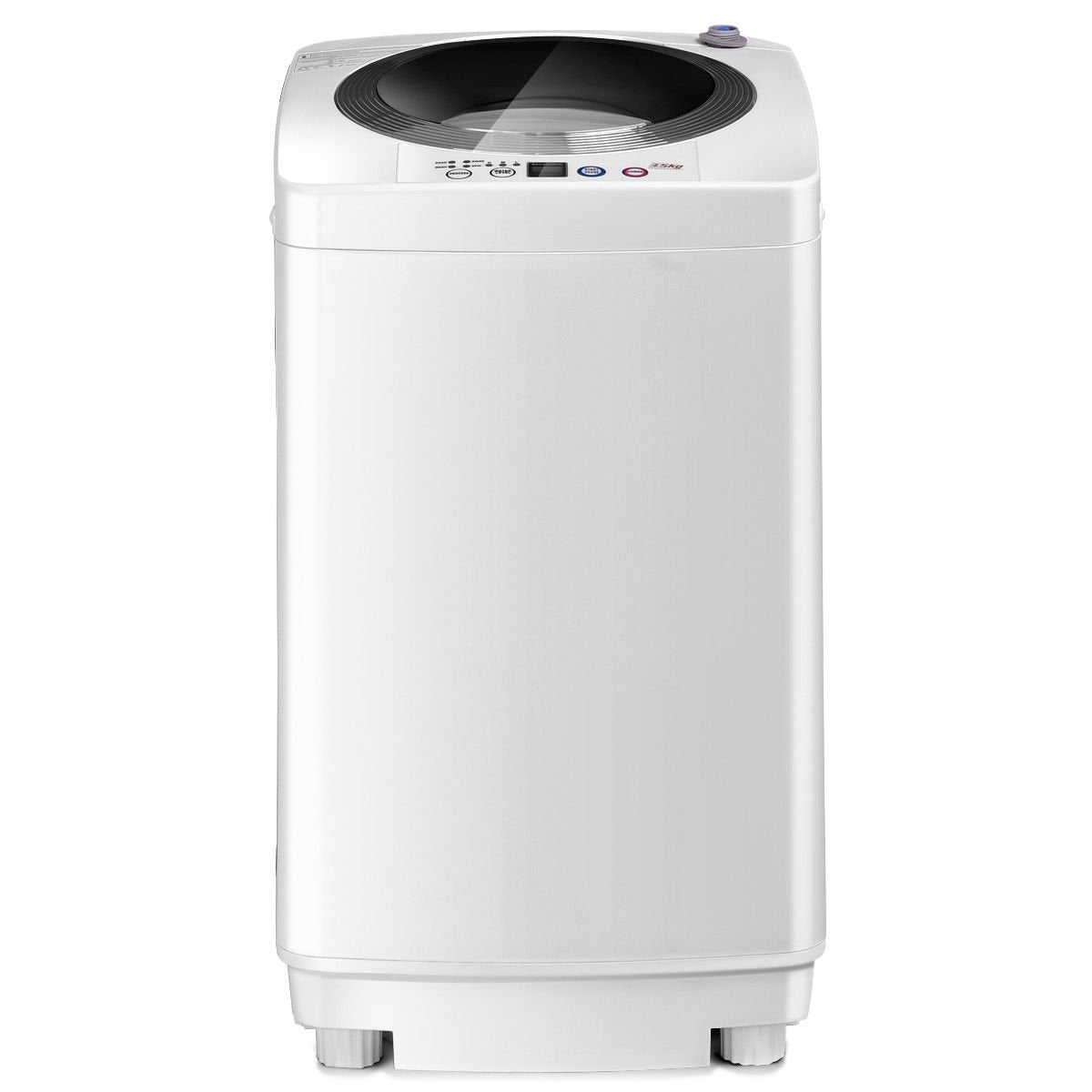 Portable 7.7 lbs Automatic Laundry Washing Machine with Drain Pump, White at Gallery Canada