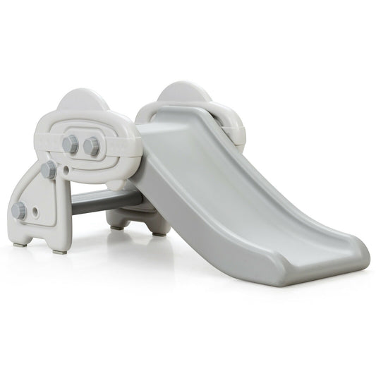Freestanding Baby Mini Play Climber Slide Set with HDPE anf Anti-Slip Foot Pads, Gray at Gallery Canada