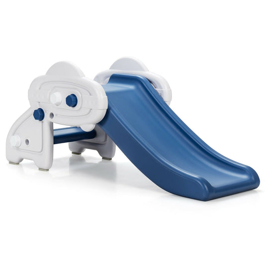 Freestanding Baby Mini Play Climber Slide Set with HDPE anf Anti-Slip Foot Pads, Blue at Gallery Canada