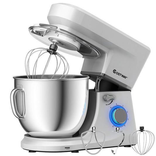 7.5 Qt Tilt-Head Stand Mixer with Dough Hook, Silver at Gallery Canada