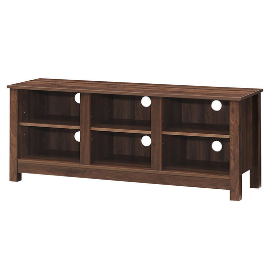 60 Inch  Entertainment TV Stand Cabinet, Brown