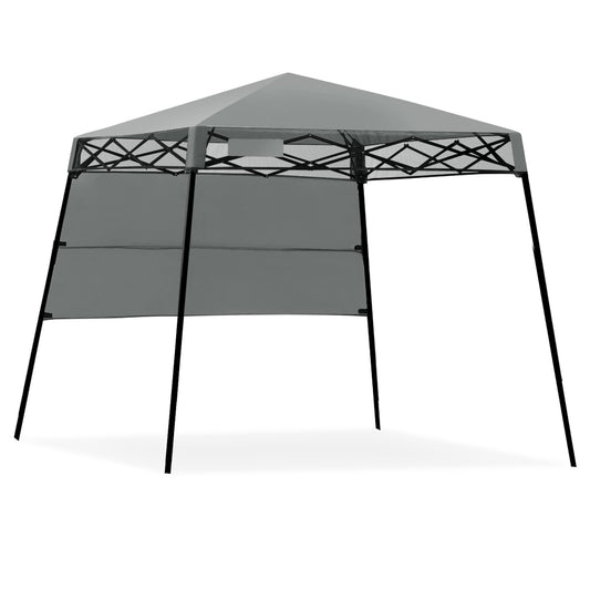7 x 7 Feet Sland Adjustable Portable Canopy Tent with Backpack, Gray at Gallery Canada