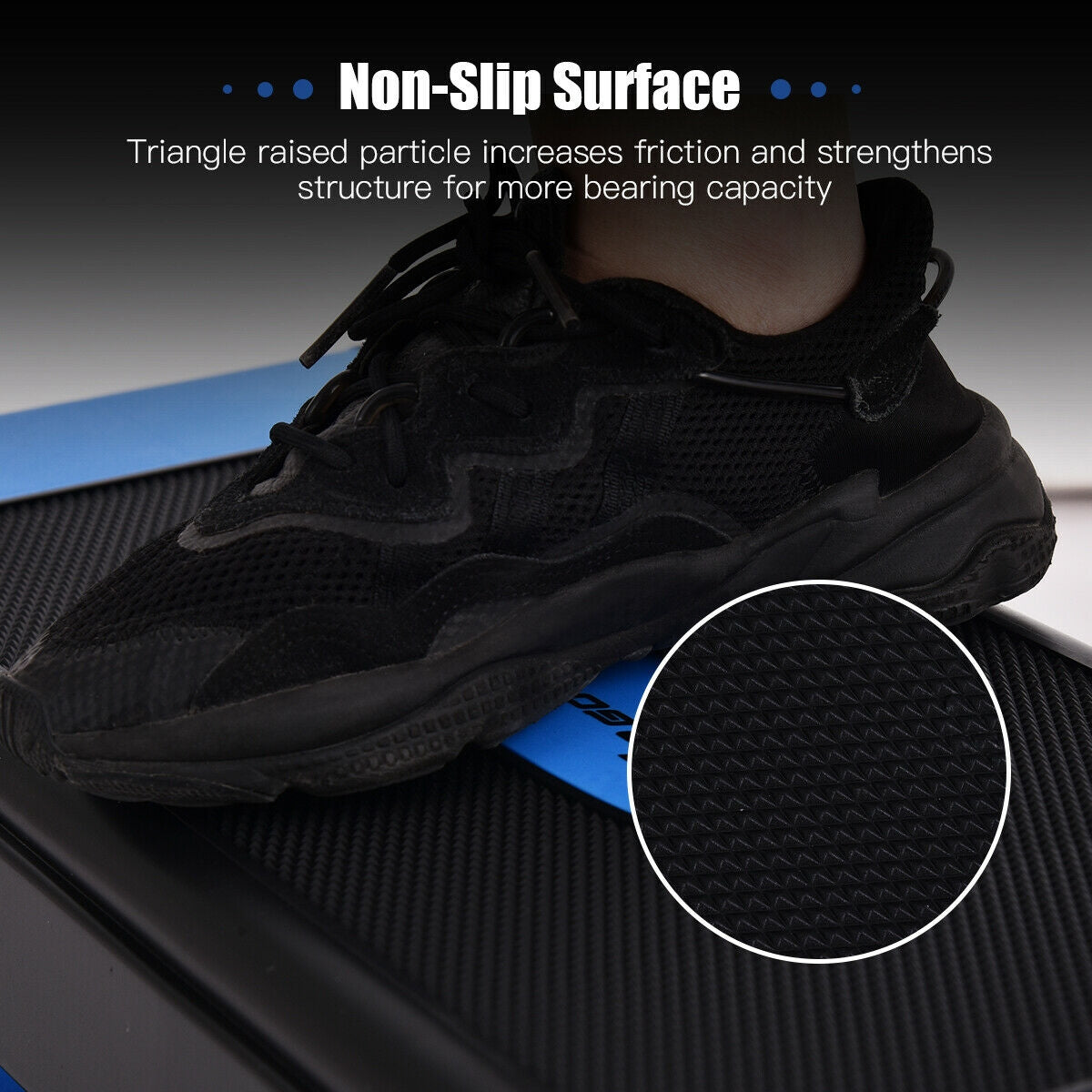 Aerobic Exercise Stepper Trainer with Adjustable Height, Blue Sport Equipments at Gallery Canada